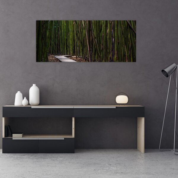 Tablou - Între bambus (120x50 cm)