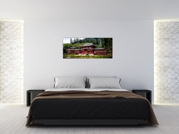 Tablou - mănăstire budhistică (120x50 cm)