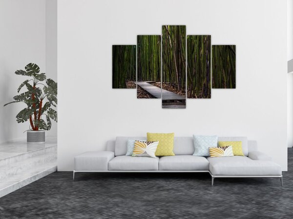 Tablou - Între bambus (150x105 cm)