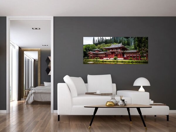 Tablou - mănăstire budhistică (120x50 cm)