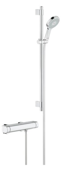 Grohe Grohtherm 2000 baterie de duș perete cu termostat StarLight Chrome 34482001
