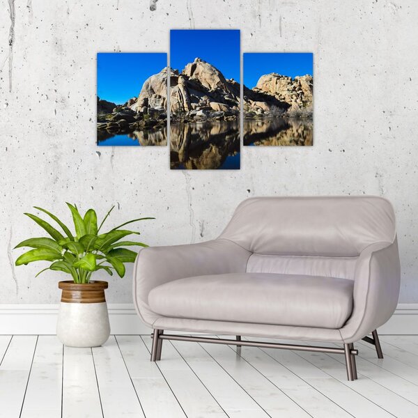 Tablou oglinzirea pietrelor (90x60 cm)
