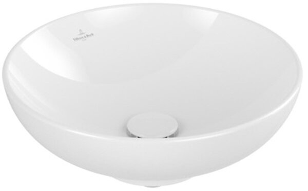 Villeroy & Boch Loop & Friends lavoar 42x42 cm rotund de blat alb luciu 4A460101