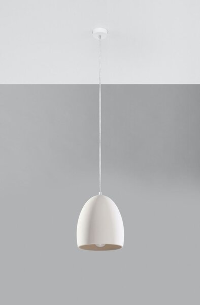 Sollux Lighting Falwiusz lampă suspendată 1x60 W alb SL.0848