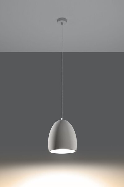 Sollux Lighting Falwiusz lampă suspendată 1x60 W alb SL.0848
