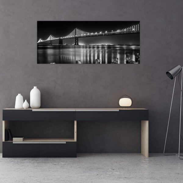 Tablou - pod albnegru (120x50 cm)