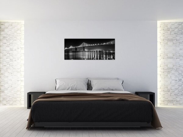 Tablou - pod albnegru (120x50 cm)