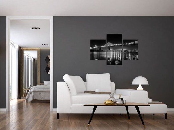 Tablou - pod albnegru (90x60 cm)
