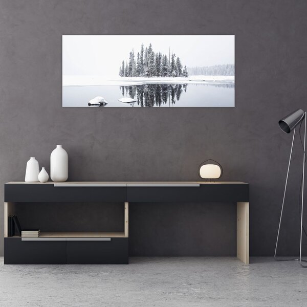 Tablou - A fost alb (120x50 cm)