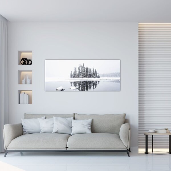 Tablou - A fost alb (120x50 cm)