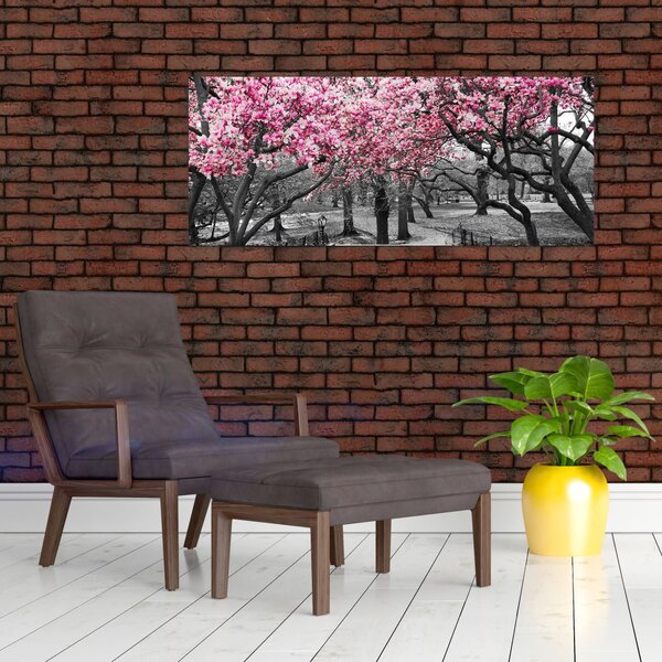Tablou copacului magnolie (120x50 cm)