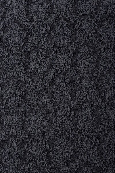 Set 6 huse elastice pentru scaune, model Jacquard, Cenusiu
