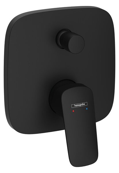 Baterie cada - dus, Hansgrohe, Logis, parte vizibila, negru mat