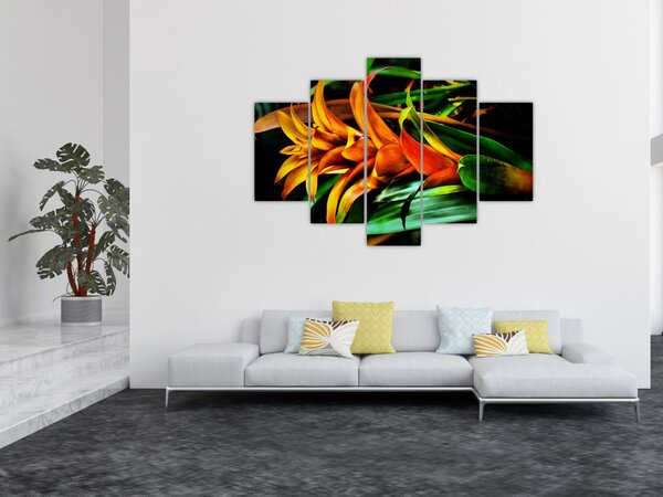 Tablou buchetului portocaliu (150x105 cm)