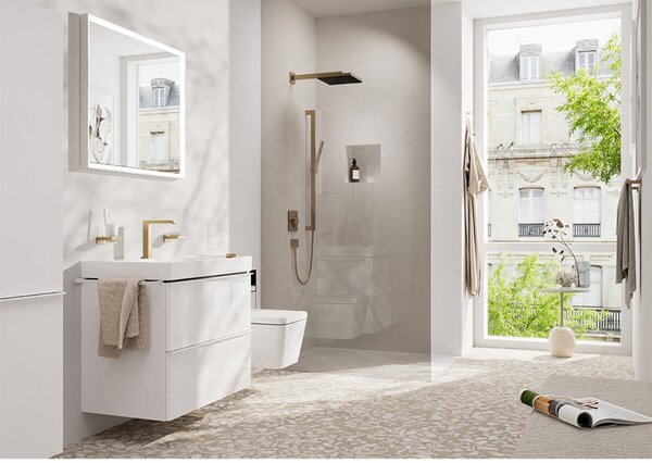 Palarie de dus, Hansgrohe, Pulsify E 260, 1 jet, bronz periat