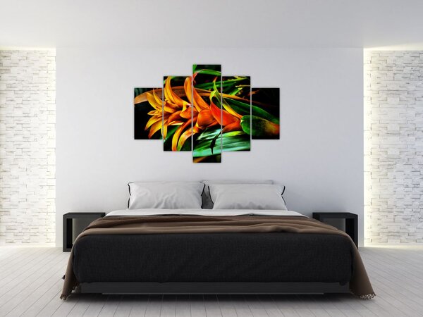 Tablou buchetului portocaliu (150x105 cm)