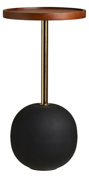 Măsuță laterală Sradinia (natural + negru). 1147395