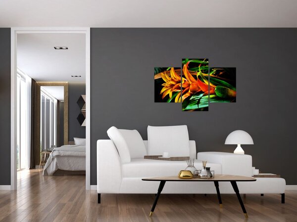 Tablou buchetului portocaliu (90x60 cm)