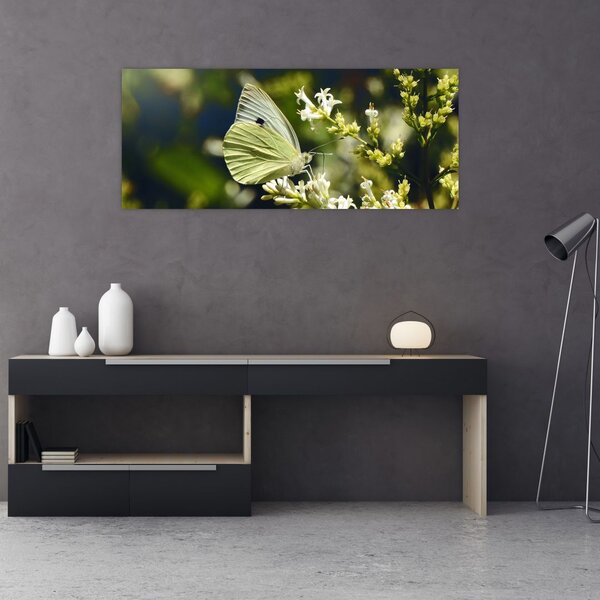 Tablou cu fluture (120x50 cm)