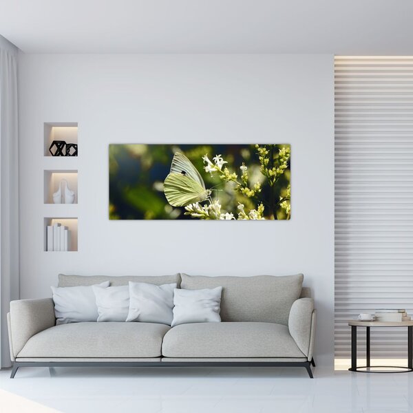 Tablou cu fluture (120x50 cm)