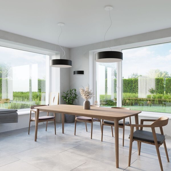 Sollux Lighting Skala lampă suspendată 5x60 W negru SL.0758