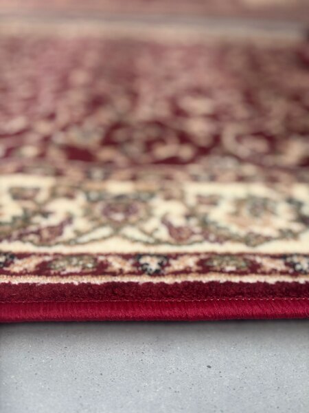 Traversa Hol, Model Clasic 1555 210, Festonata, Latime 100 cm, Rosu 100 x 200
