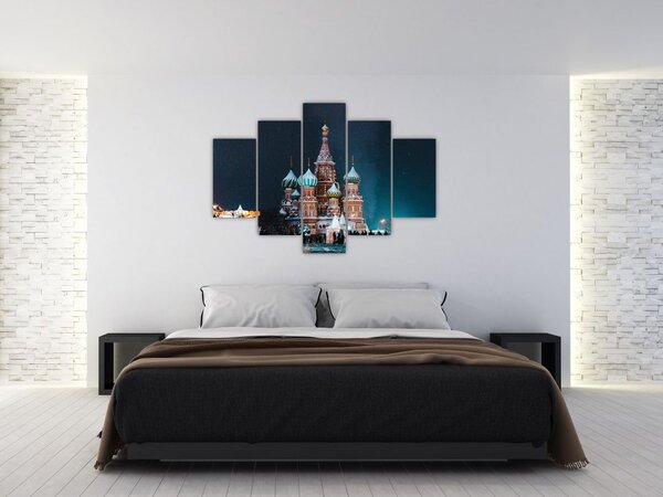 Tablou construcției din Rusia (150x105 cm)