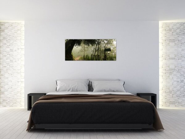 Tablou cu ceața de dimineața (120x50 cm)