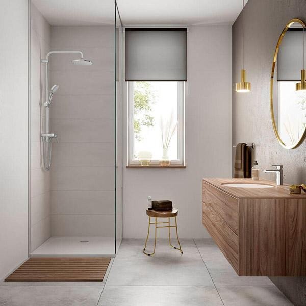 Baterie de dus Hansgrohe, Vernis Blend, crom