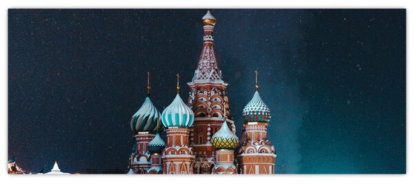 Tablou construcției din Rusia (120x50 cm)
