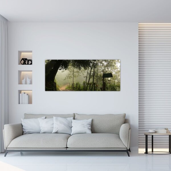 Tablou cu ceața de dimineața (120x50 cm)