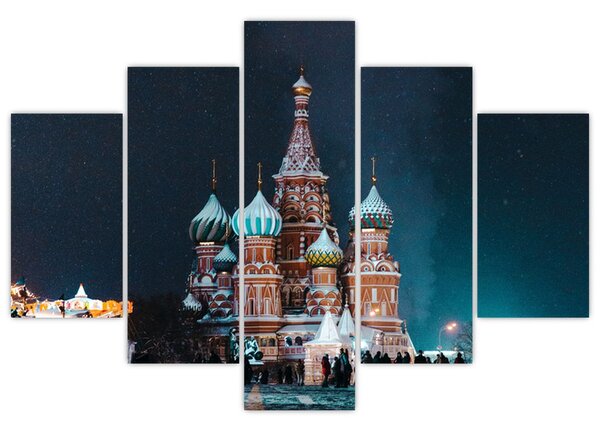 Tablou construcției din Rusia (150x105 cm)