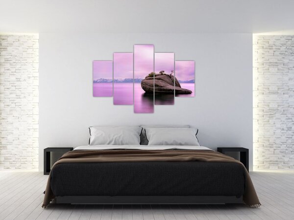 Tablou cu piata în mare (150x105 cm)
