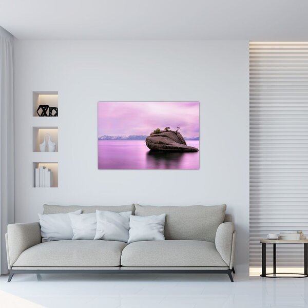 Tablou cu piata în mare (90x60 cm)