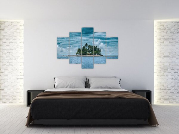 Tablou insula în mare (150x105 cm)