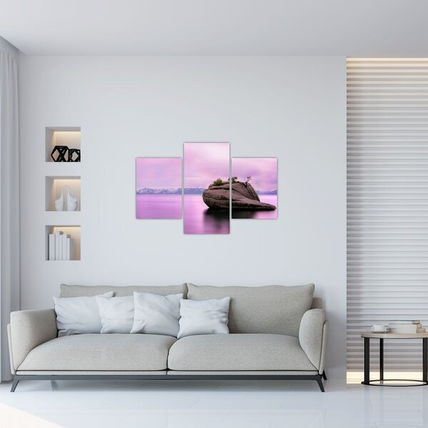 Tablou cu piata în mare (90x60 cm)