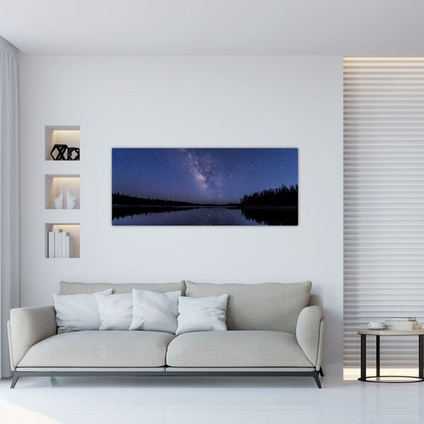 Tablou cu cerul nocturn (120x50 cm)