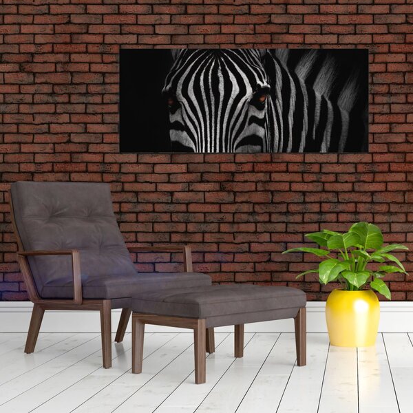 Tablou cu zebră (120x50 cm)