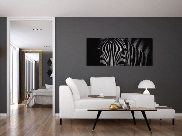 Tablou cu zebră (120x50 cm)
