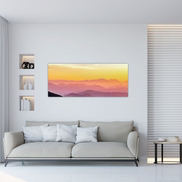 Tablou cerul colorat (120x50 cm)