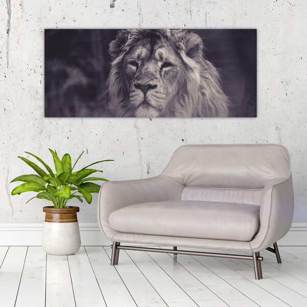 Tablou cu leu (120x50 cm)