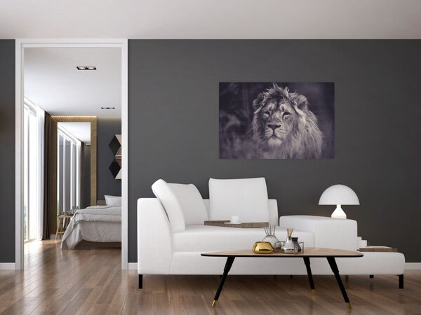 Tablou cu leu (90x60 cm)