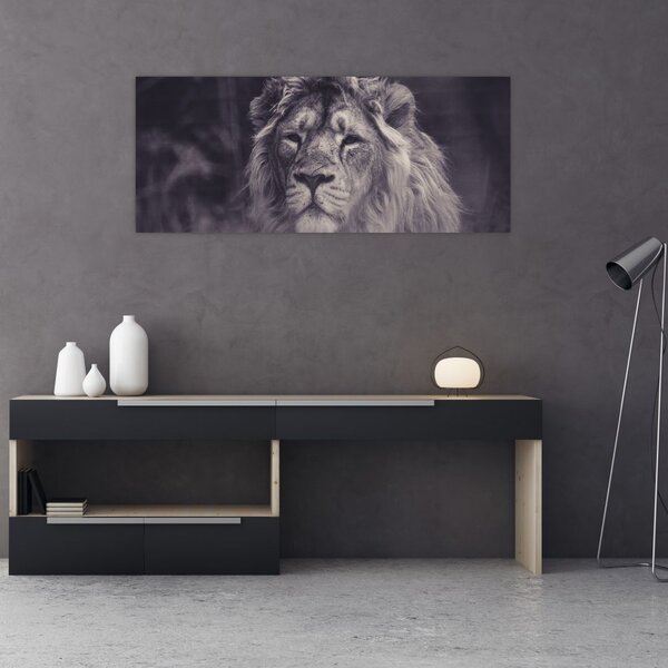 Tablou cu leu (120x50 cm)