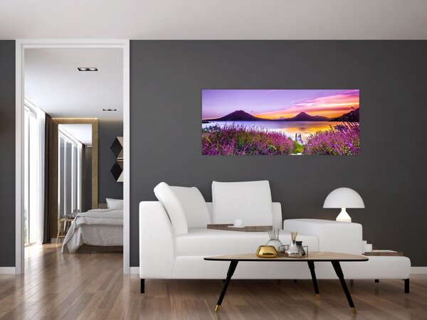 Tablou cu lac (120x50 cm)