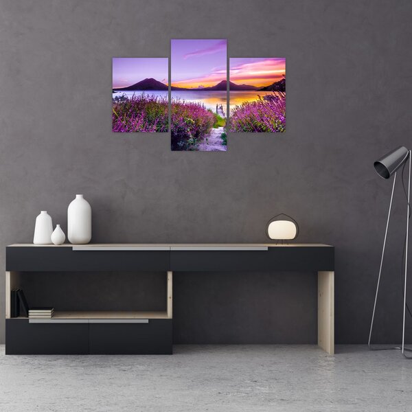Tablou cu lac (90x60 cm)