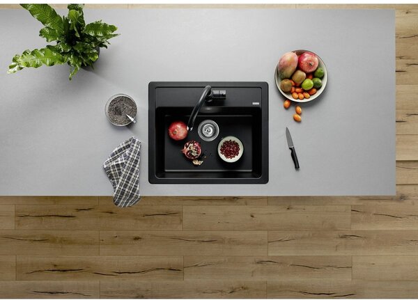 Blanco Legra 6 chiuvetă din granit 58.5x50 cm negru 526084