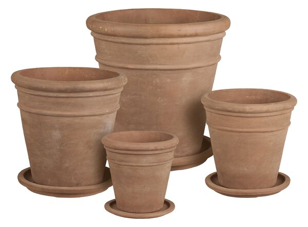 Set de 4 ghivece de flori Sealoria 1 (maro). 1147515