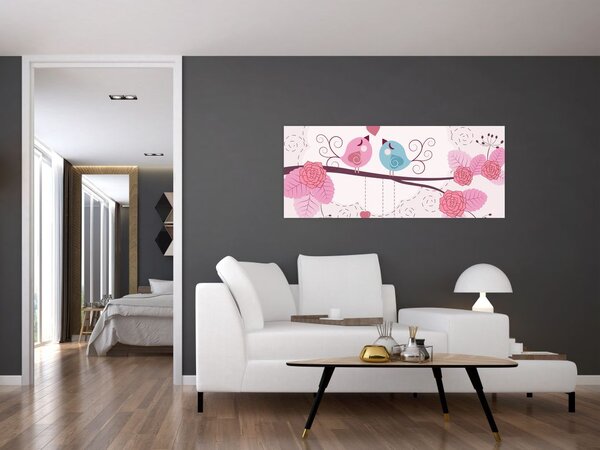 Tablou - Timpul de iubire (120x50 cm)