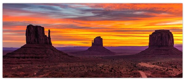 Tablou - Monumentul Valley în Arizona (120x50 cm)
