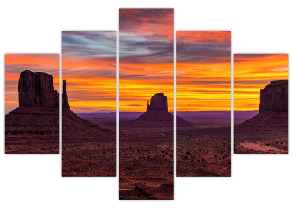 Tablou - Monumentul Valley în Arizona (150x105 cm)